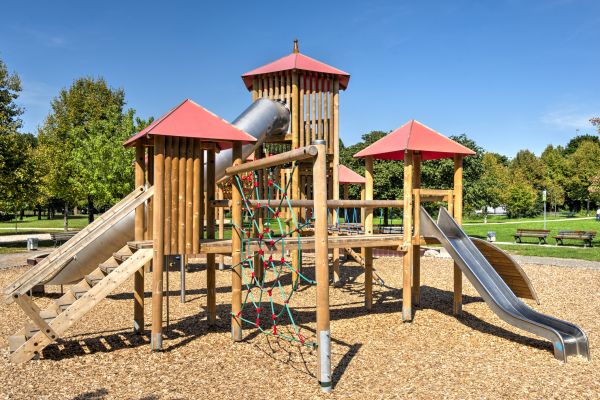 Playground Mulching Service in Littleton