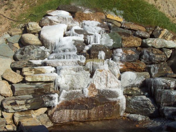 Rock Water Feature Install